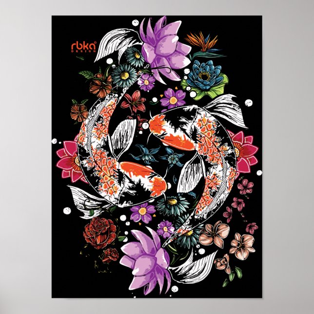 Koi Fish Poster (Frente)