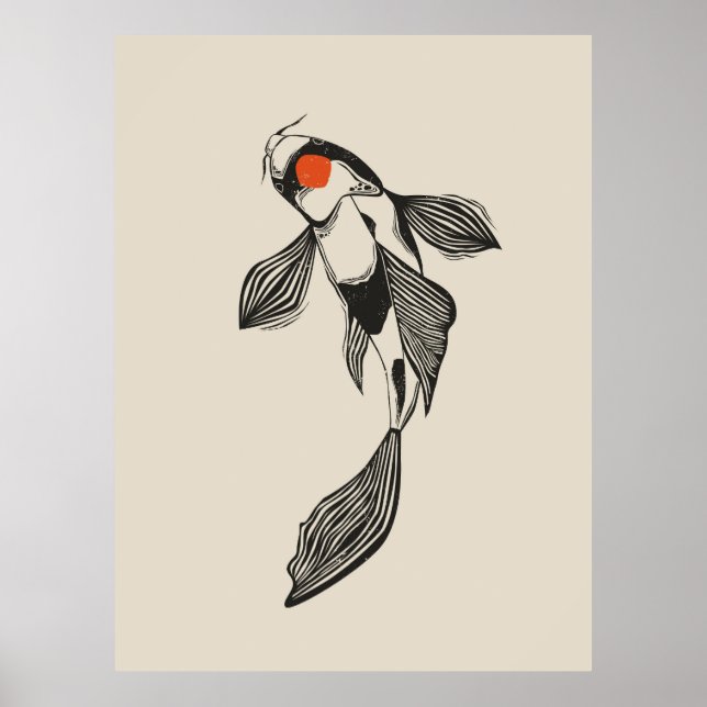 Koi Fish Poster (Frente)