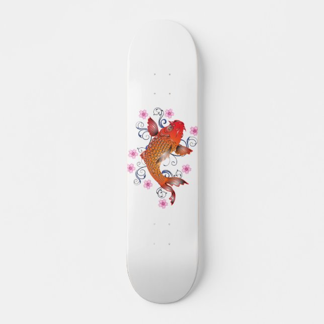 Koi Fish Skateboard (Frente)