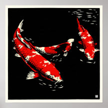 Koi - Impressão de Arte Arquivável