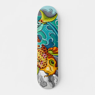 'Koi' Skateboard Deck