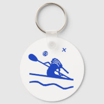 Kokopeli Kayak Paddler Chaveiro