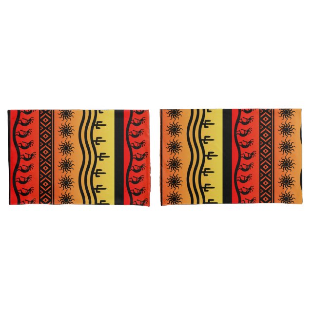 Kokopelli Aztec Deserto Tribal Design (Frente - conjunto)