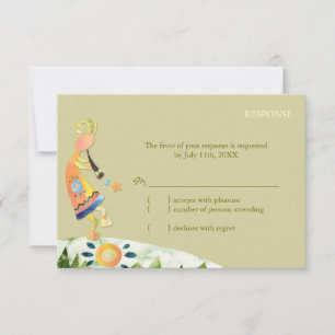 Kokopelli do sudoeste que Wedding RSVP