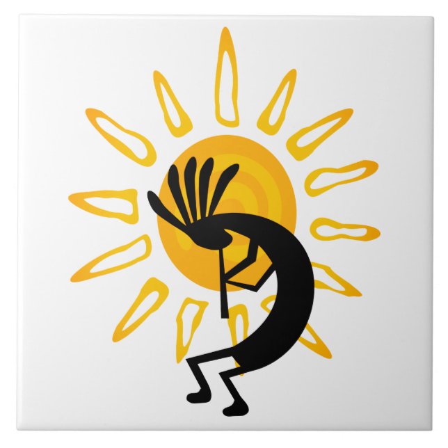 Kokopelli Dourado Sun 6" (Frente)
