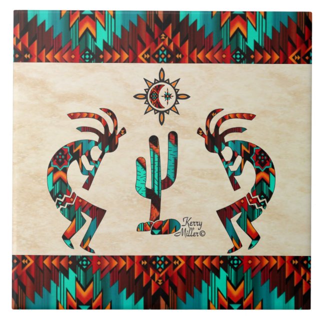 Kokopelli E Cactus (Frente)