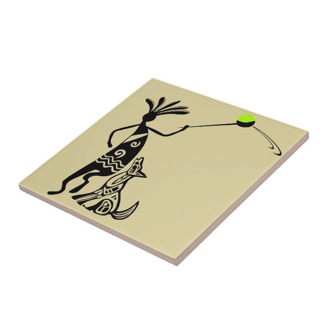 Kokopelli e cão (Lateral)