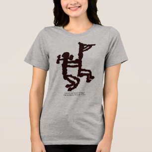 Kokopelli e Petróglifo Feminino