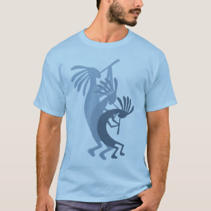 Kokopelli ganha camisa azul de música
