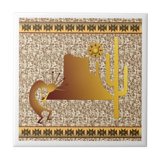 Kokopelli Mesa e Cactus Set #1 (Frente)