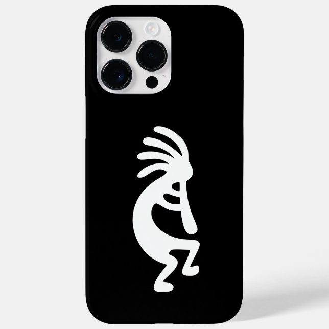 Kokopelli preto e branco (Verso)