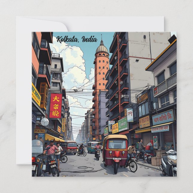 Kolkata, Índia, centro Keepsasaur Souvenir (Frente)