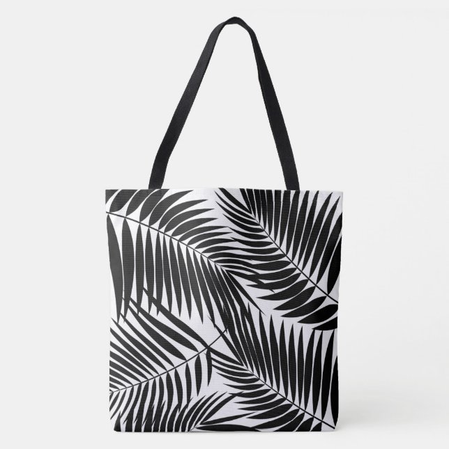 Kona Palms Hawaiian Leaf Tropical Bolsa de praia (Frente)
