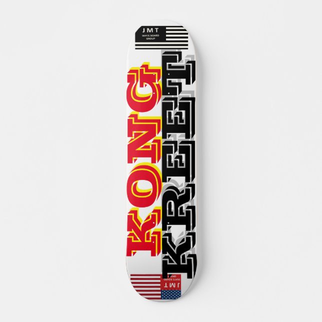 KONG KREET OFFICIAL 7, 3/4", skateboard Deck (Frente)