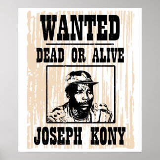 Kony 2012 Joseph Kony queria Poster