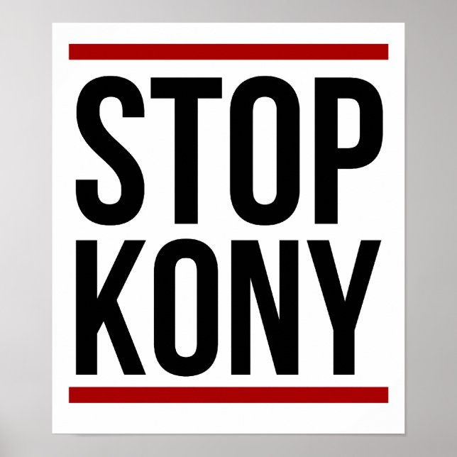 Kony 2012 Poster - Stop Kony (Frente)