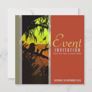 Kookaburra Silhouette - Convite Ocasião