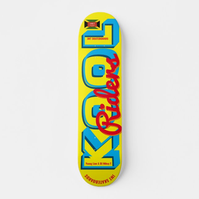 KOOL RIDERS JMT 7 3/4" Prancha de Skate (Frente)
