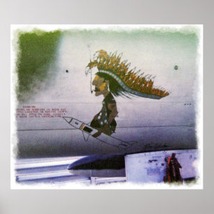 Korat AFB Thailand 1968 F- 105 A Impressão