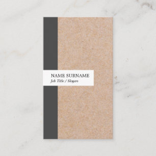 Kraft imprimiu o cartão de visita do vertical do