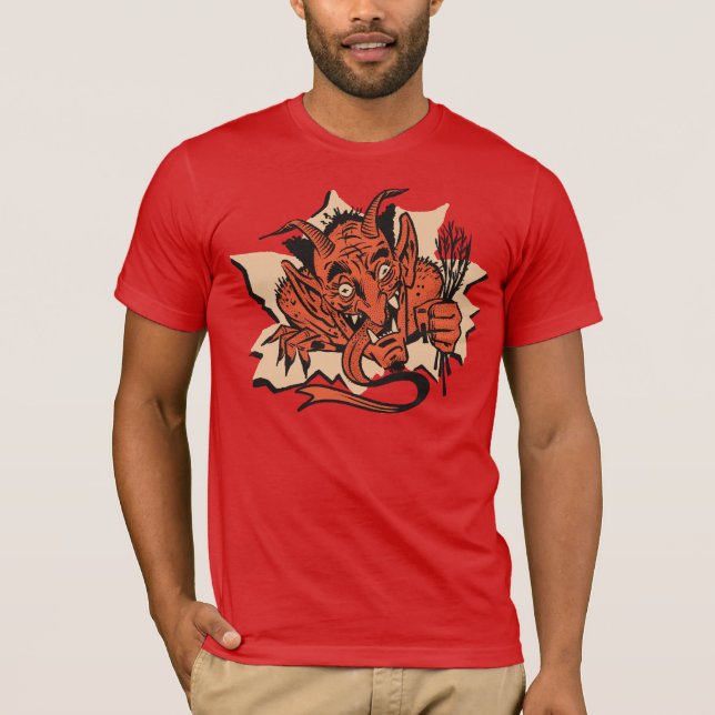 Krampus Busting através de sua camisa (Frente)