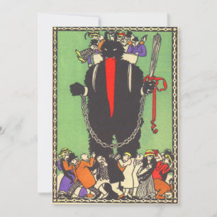 Krampus Coletando as Pessoas Más