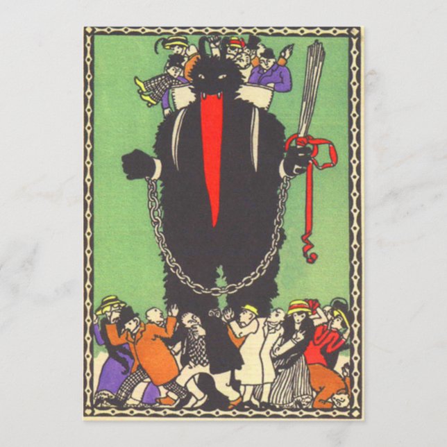 Krampus Coletando Pessoas Ruins (Frente)