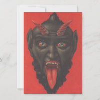 Krampus Com Sua Língua