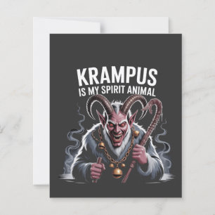 Krampus É O Meu Espírito De Natal Animal Engraçado