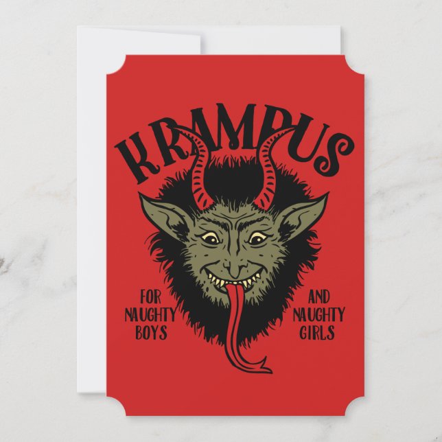 Krampus Face Naughty (Frente)