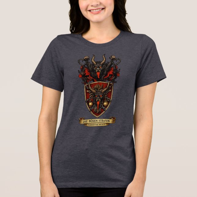 Krampus Heraldic Crest Coat of Arms Christmas  (Frente)