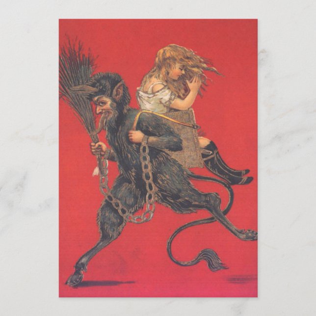Krampus Kidnapping Girl (Frente)