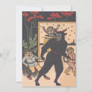 Krampus Leva Embora Crianças Más