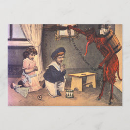 Krampus Sequestrando Crianças Más