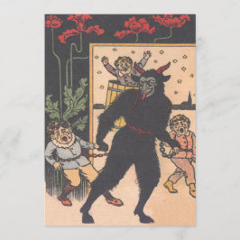 Krampus Tirando Crianças Más