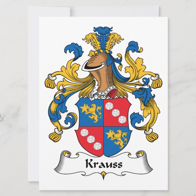 Krauss Family Crest (Frente)
