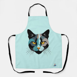 Kreative Katzenkopf Illustration