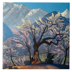 “Krishna - Primavera em Kulu” por Nicholas Roerich