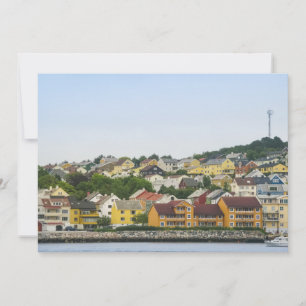 Kristiansund Houses Norway Card