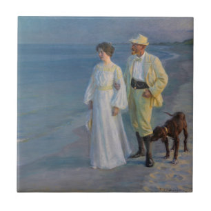 Kroyer - O Artista e sua Esposa na Praia