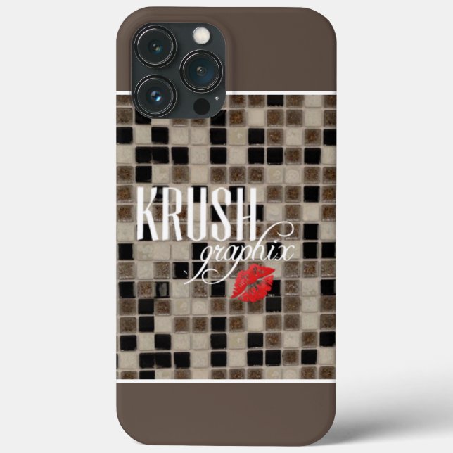 Krush Graphix iPhone 13 Pro Máximo Caso 1 (Verso)
