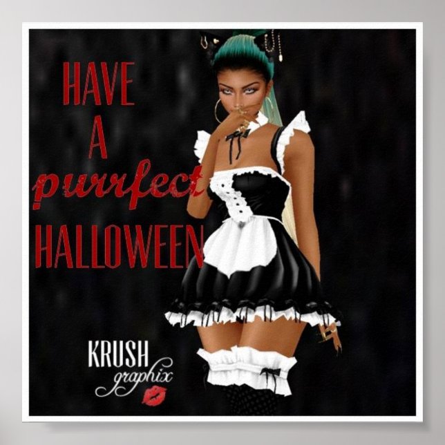 Krush Graphix por Ahsek Novel Halloween Poster 3 (Frente)