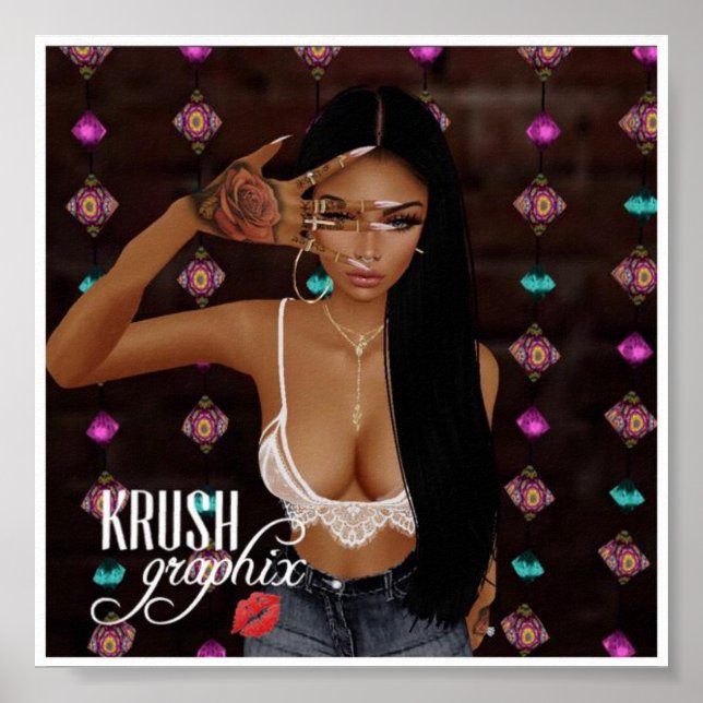 Krush Graphix por Ahsek Novel Poster 02 (Frente)