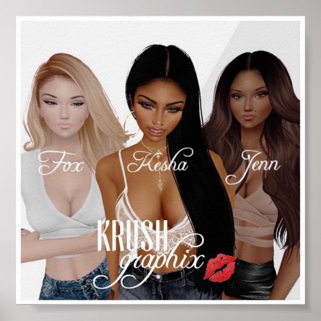 Krush Graphix por Ahsek Novel Poster 1 (Frente)