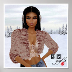 Krush Graphix por Ahsek Novel Snow Day Poster 2