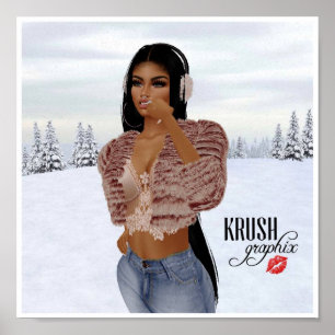 Krush Graphix por Ahsek Novel Snow Day Poster 3