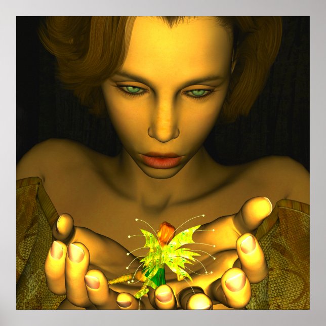 KRW Behold Fantasy Art Poster (Frente)