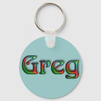 KRW Hippie Groove Name Chaveiro - Greg