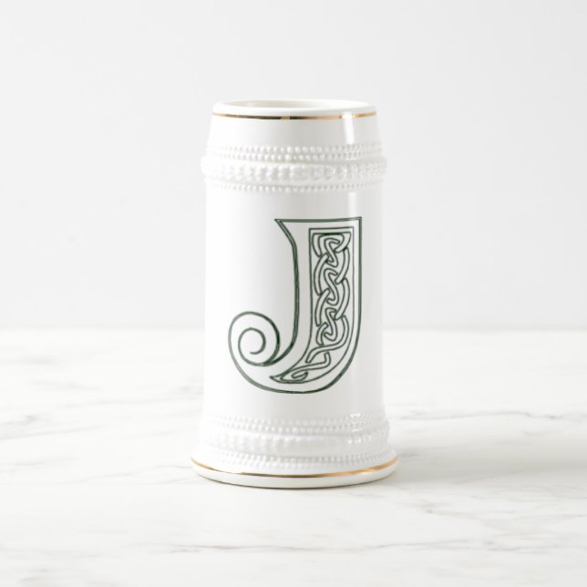 KRW - J - Caneca de cerveja Monogrammed celta (Centro)