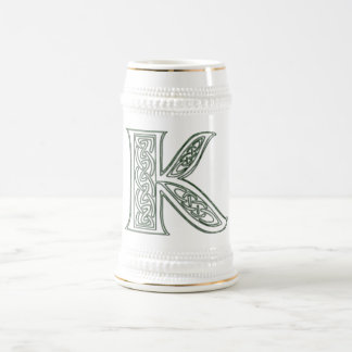 KRW - K - Caneca de cerveja Monogrammed celta